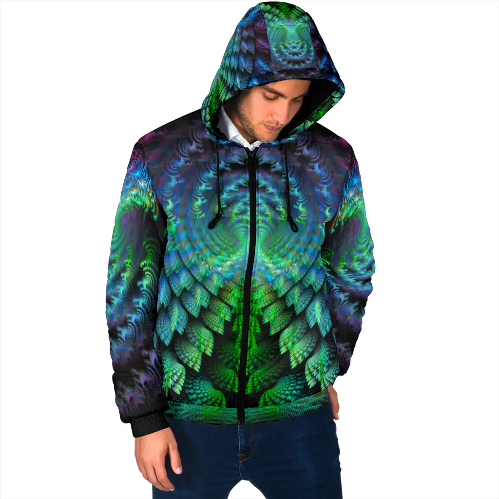 Tropical Wave | Mens Padded Hooded Jacket | POLARIS