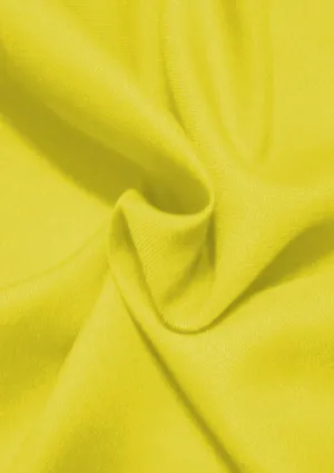 Yellow Textured Twill Polyester Fabric 60" (150cms) Dressing Clothing Crafting Material